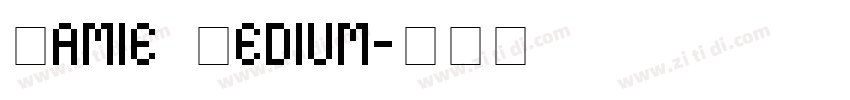 Jamie Medium字体转换